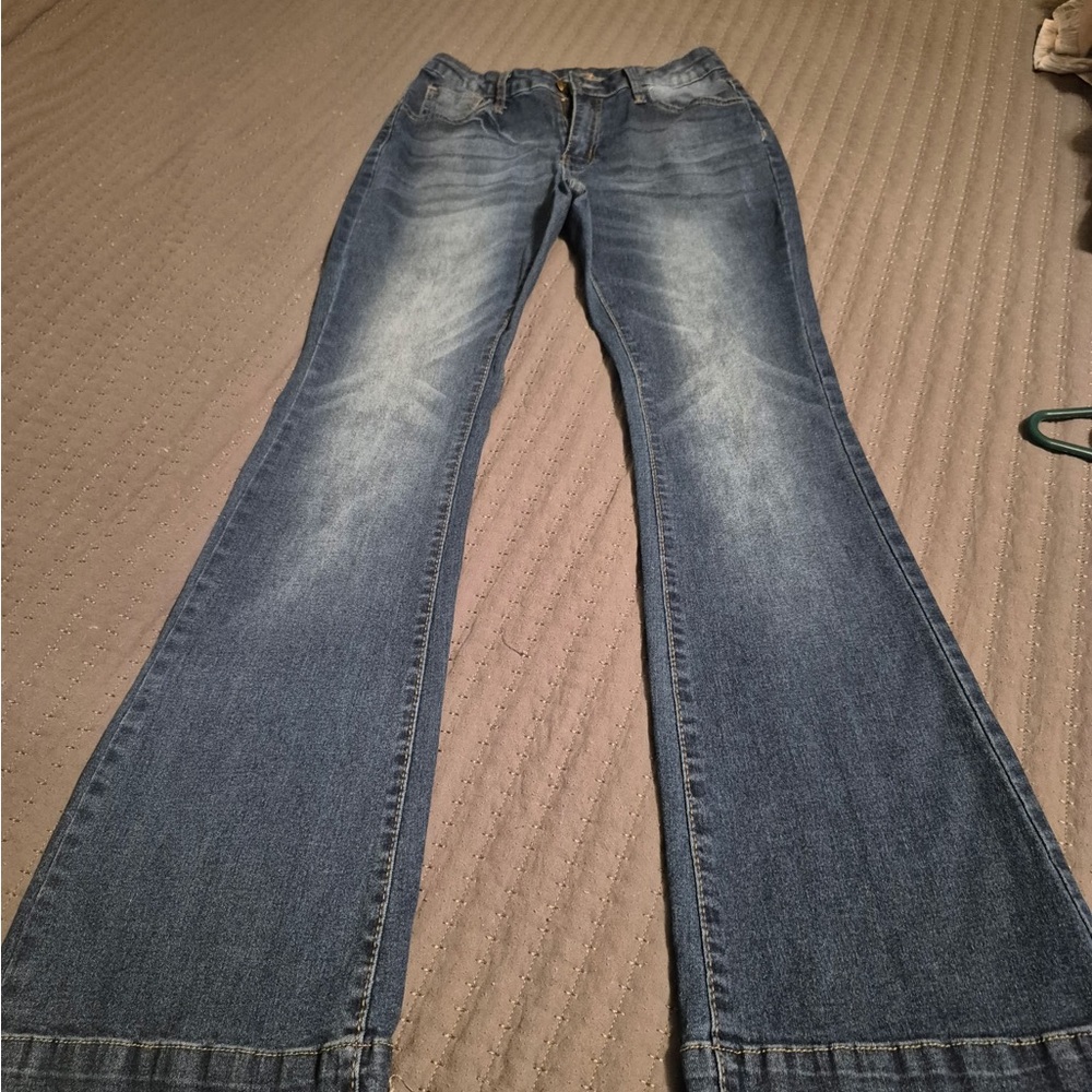 SHEIN Blue Flare Women's Jeans